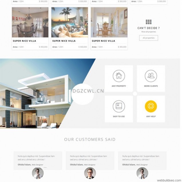 High-end villa decoration design company website 