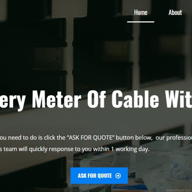 Website des Datenkabel-Exportunternehmens wonCable